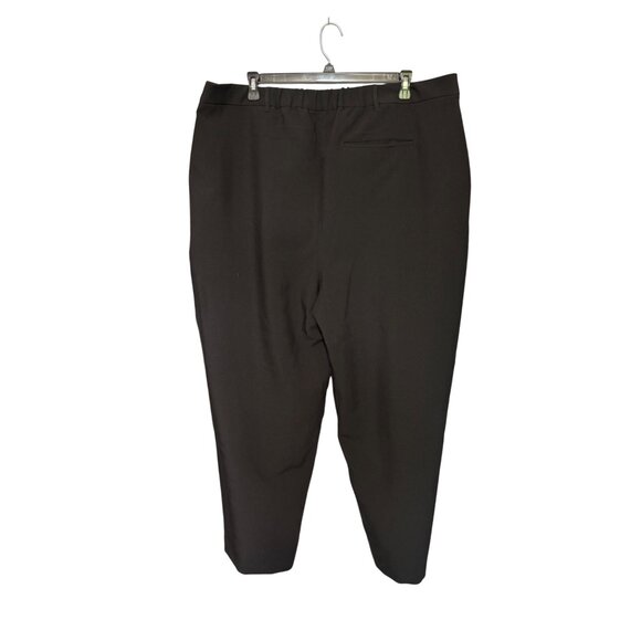 Old Navy Women's 3X Taylor Wide Leg Trousers Black Polyester Blend Pants NWT - Picture 2 of 8